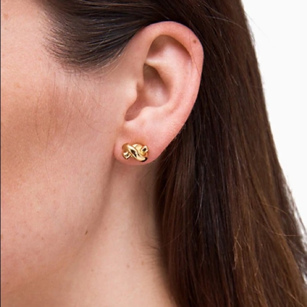 like new kate spade sailor knot earrings + bracelet set